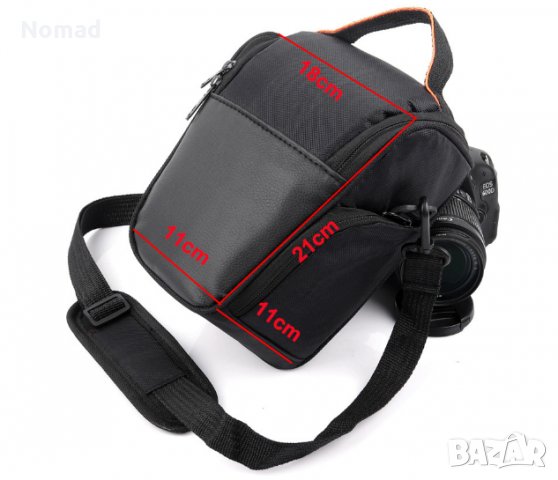 ✅ ПРОМО - Чанта за DSLR фотоапарат | Удароустойчива и компактна, снимка 4 - Чанти, стативи, аксесоари - 26835548