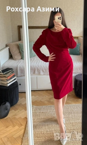 Червена рокля, подходяща за Свети Валентин / Осми март