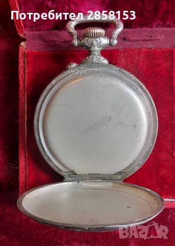 Голям старинен Швейцарски джобен часовник, снимка 4 - Антикварни и старинни предмети - 52400478