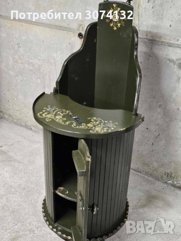 Ръчно изработено и рисувано детско столче за хранене, снимка 4 - Шкафове - 43242863