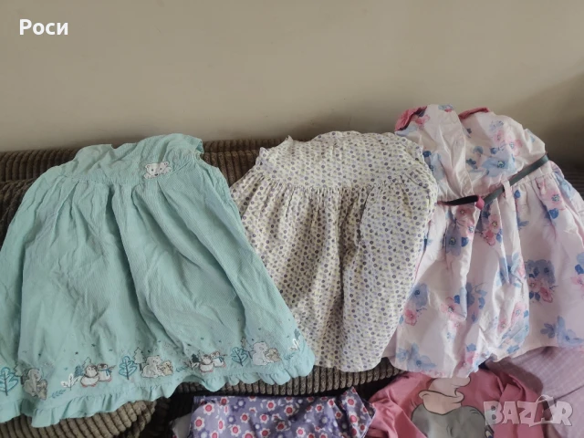 Голям лот лято за момиче 18-24 месеца, снимка 2 - Бебешки рокли - 50757235