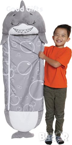 2в1 Детски спален чувал HAPPY NAPPERS , Акула, снимка 5 - Спални чували за бебета и деца - 43390202