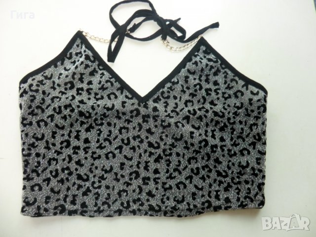 ефектно бляскаво бюстие на SHEIN, снимка 2 - Корсети, бюстиета, топове - 37714114