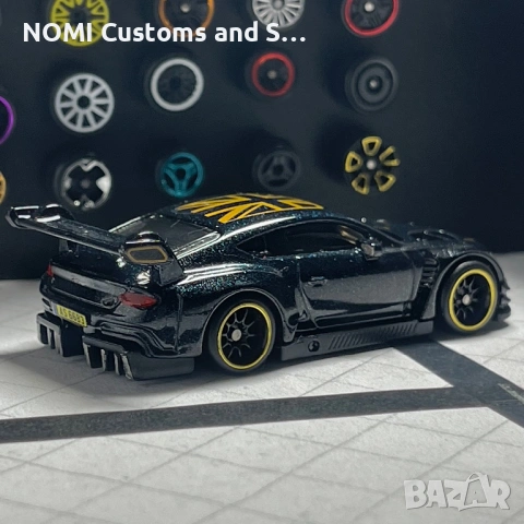 Custom Hot Wheels Bentley Continental GT3, снимка 7 - Коли, камиони, мотори, писти - 53048793