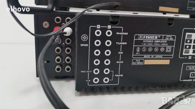 Стерео усилвател Fisher CA-60, стерео тунер Fisher FM-60, снимка 3 - Ресийвъри, усилватели, смесителни пултове - 28888521