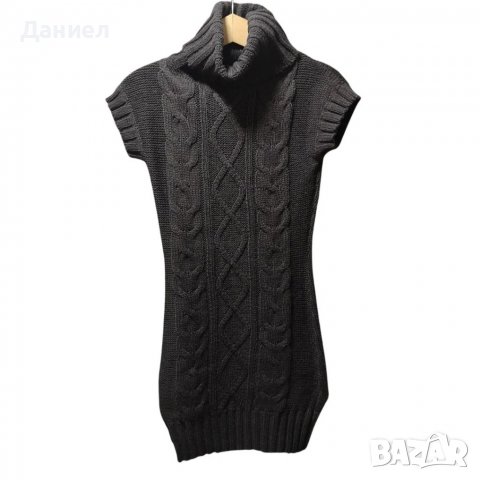 Дамска плетена вълнена рокля 