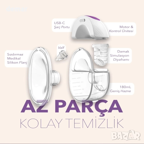 Помпа за кърма Mochi, 4 режима и 15 нива, дигитален дисплей, снимка 7 - Помпи за кърма - 52421396