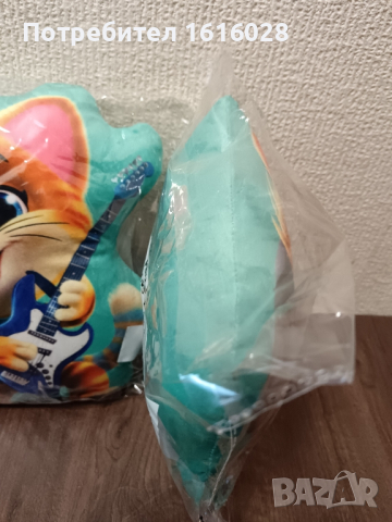 Меки възглавнички с герой от детското филмче 44 Котки, снимка 2 - Плюшени играчки - 44923117