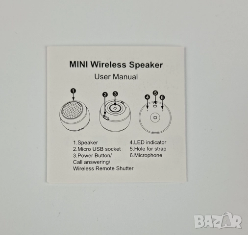 Нова Мини Преносима тонколонка, безжична - Momoho, снимка 5 - Слушалки, hands-free - 52928383