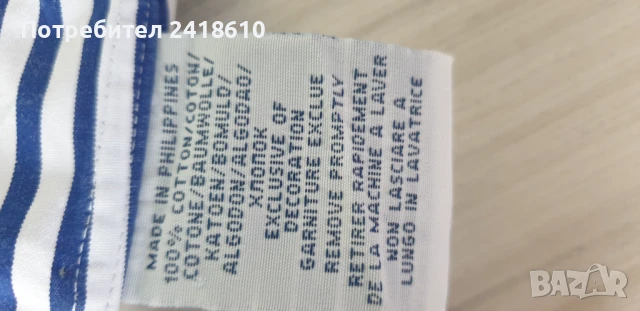 POLO Ralph Lauren  Cotton Custom Fit Mens Size L ОРИГИНАЛ! НОВО! Мъжка Риза!, снимка 13 - Ризи - 50577795