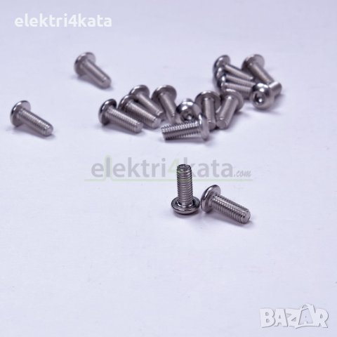 Комплект винтове за капака на батерията – Xiaomi M365 (M3x8), снимка 2 - Части - 43241925