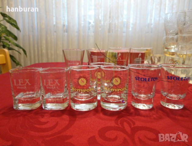 Чаши за водка  Немиров, LEX, Stoletov, снимка 2 - Чаши - 28336382