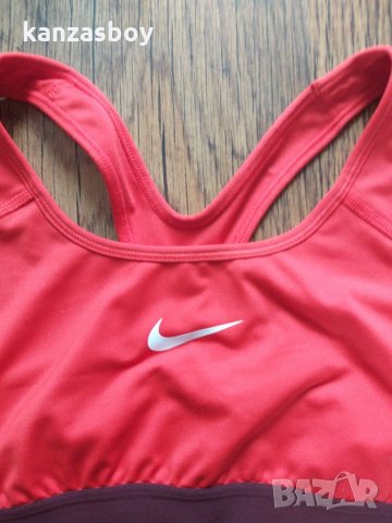 Nike Pro Classic Bra Vermelho - страхотно бюстие, снимка 3 - Корсети, бюстиета, топове - 33227877