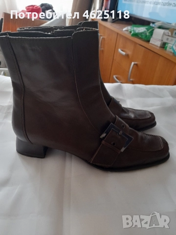 Дамски полуботуши на "TAMARIS" естествена кожа , снимка 3 - Дамски ботуши - 52081097