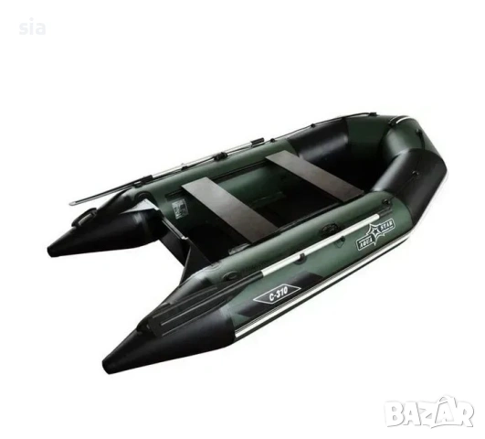 НАДУВАЕМА ЛОДКА AQUA-STAR С ТВЪРДО ДЪНО И КИЛ C-310 RFD, снимка 2 - Такъми - 53532311
