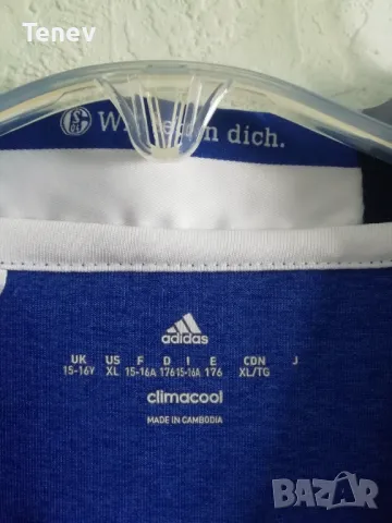 Schalke 04 Sane Adidas оригинална тениска фланелка Шалке 04 Лерой Сане , снимка 8 - Тениски - 48025087