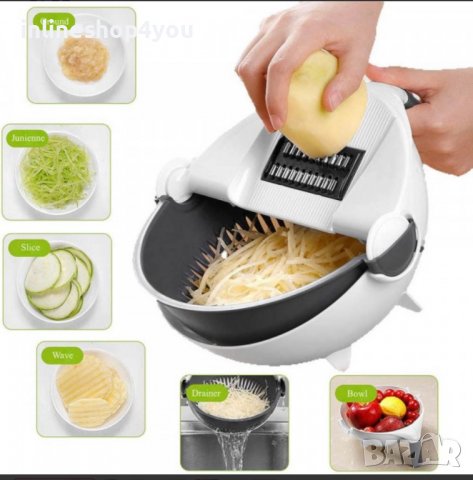 Ултра мултифункционална купа-ренде за всякакви зеленчуци с няколко остриета, снимка 1