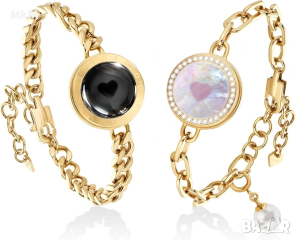 TOTWOO Sun&Moon Комплект гривни за влюбени !!!, снимка 3 - Гривни - 53148858