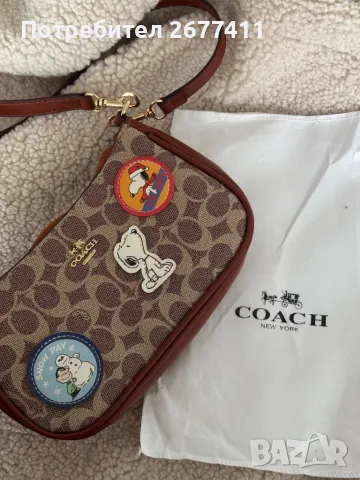 Coach мини чанта , снимка 2 - Чанти - 48536767