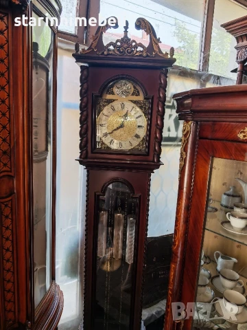 Красив паркетен часовник , снимка 5 - Антикварни и старинни предмети - 50835180