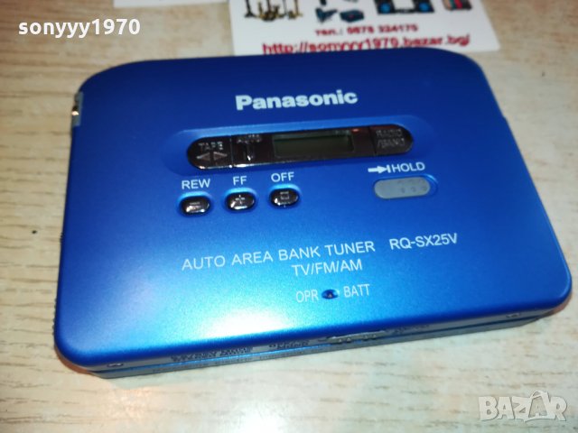 ПОРЪЧАН-panasonic rq-sx25v walkman-made in japan-mettal, снимка 2 - MP3 и MP4 плеъри - 28621570
