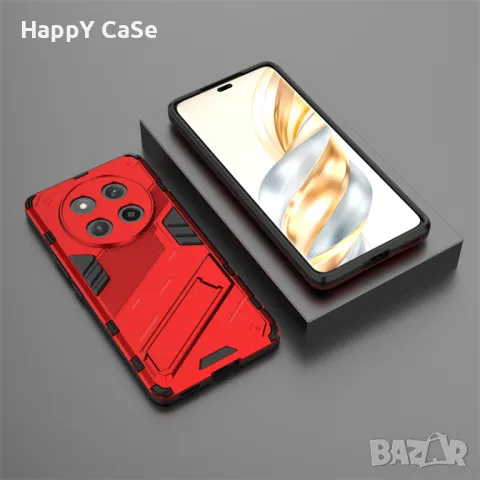 Honor Magic 7 Lite 5G / Punk Armor Удароустойчив кейс калъф гръб със стойка, снимка 9 - Калъфи, кейсове - 48555225