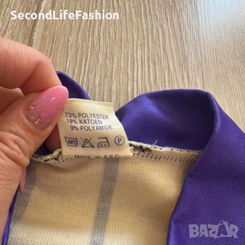 Винтидж мъжка колоездачна фланелка Gowa от 90-те години, Wagenberg Dutch XL Вело тениска с цип , снимка 4 - Спортни дрехи, екипи - 53278572