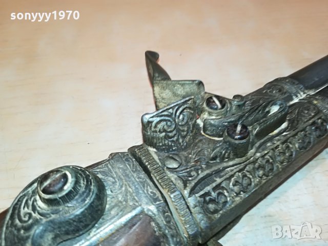 АНТИКА-пушка антика-метал/дърво 102см 3005211145, снимка 17 - Антикварни и старинни предмети - 33044209