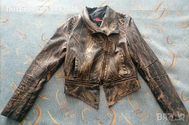 ПЪСТРО ЯКЕ ИЗКУСТВЕНА КОЖА, снимка 1