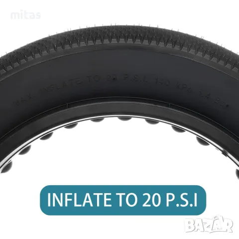 20 x 4.0 - Външни и вътрешни гуми за Фатбайк ел. велосипед WAG SLICK, снимка 10 - Части за велосипеди - 49214469