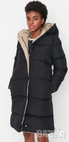 Дамско зимно двулицево яке, размер Л, снимка 7 - Якета - 52120759