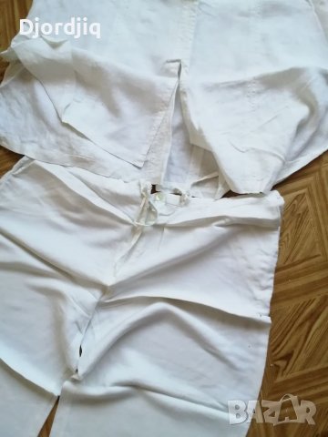 Бял костюм в бохо стил, снимка 2 - Костюми - 40222187