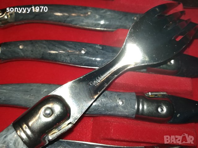 ФРЕНСКИ ВИЛИЦИ-LAGUIOLE 6БР 0412231018, снимка 7 - Антикварни и старинни предмети - 43264214