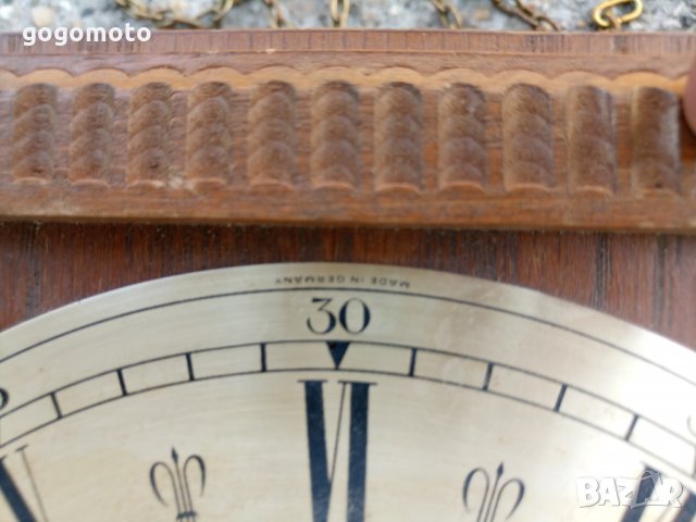 оригинален стенен часовник Junghans първата половина на ХХ  век Original wall clock Antique German, снимка 15 - Антикварни и старинни предмети - 26108454
