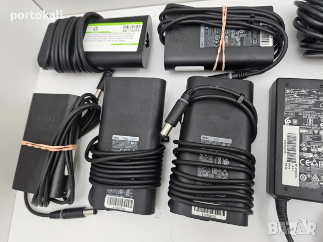 +Гаранция! Зарядно захранване за лаптоп Dell 65W 90W 7.4 x 5.0, снимка 3 - Части за лаптопи - 53390111
