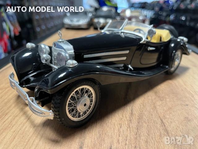 BBURAGO метална колекционерски модел MERCEDES BENZ 500K 1936 г. 1:18