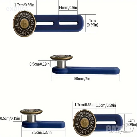 Копчета удължители за дрехи 2 размера 2бр., снимка 3 - Други - 50761105
