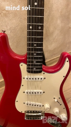 Squier by Fender 62 Reissue Stratocaster Red SQII-STR Japan MIJ, снимка 17 - Китари - 53220328