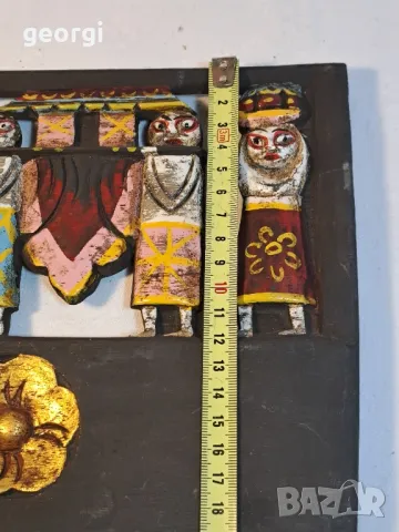 дървено пано за стена дърворезба   4/6, снимка 5 - Декорация за дома - 49076318