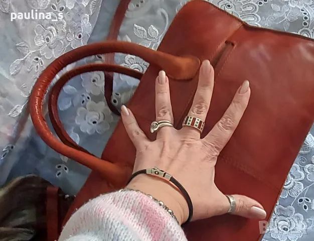 Винтидж аутлет / Естествена кожа / Чанта "Varese" , снимка 9 - Чанти - 48822308