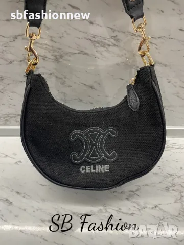 Celine чанта черна, снимка 2 - Чанти - 47570429