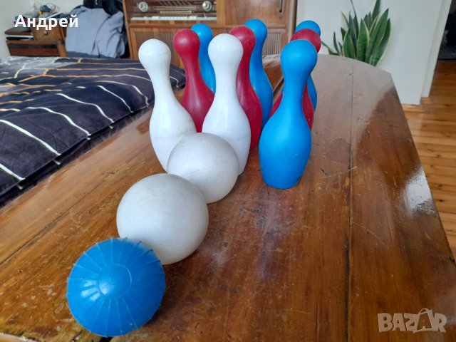 Стари играчки,кегли #2, снимка 3 - Други ценни предмети - 40336676