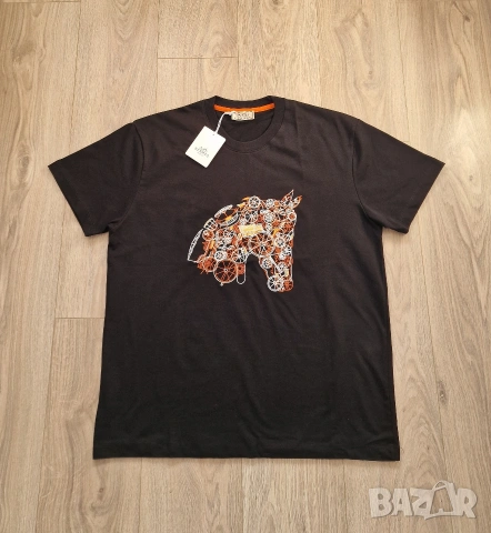 Страхотна мъжка тениска HERMES размер S M L XL 2XL 