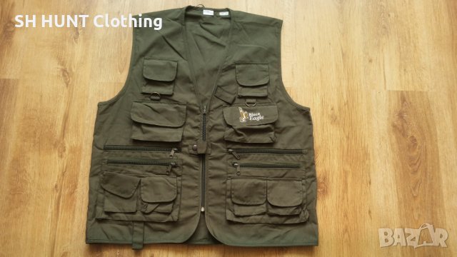 Black Eagle Vest размер L за лов риболов елек със здрава материя - 720, снимка 1 - Екипировка - 43614349