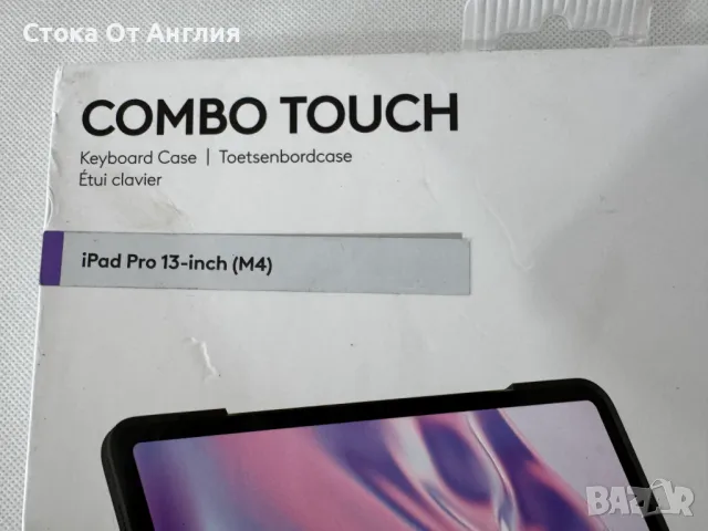 Клавиатура - Logitech Combo Touch iPad Pro 13-inch (M4)(2024), снимка 2 - Клавиатури и мишки - 50001316