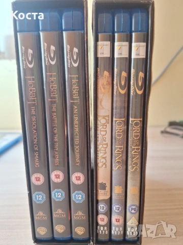 Hobbit and Lord Of The Rings:The Motion Picture Trilogy (Blu-ray филми, снимка 3 - Blu-Ray филми - 53581401