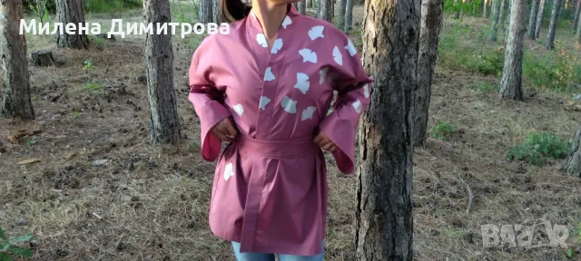 Ръчно рисувани кимона от поплин 