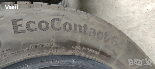 Гуми Continental EcoContact 6  175/70 R14 T, снимка 3 - Гуми и джанти - 52053907