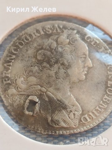 Сребърна монета 7 кройцера 1762г. Франц първи Свещена Римска Империя 13739, снимка 7 - Нумизматика и бонистика - 43015038