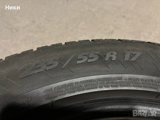 2 бр.235/55/17 Michelin ,Pilot Alpin, снимка 8 - Гуми и джанти - 52938479